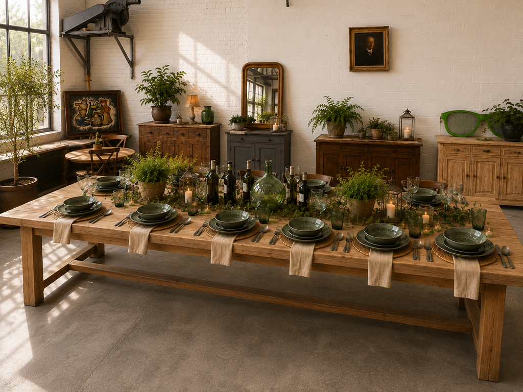 Mesa Gran madera maciza