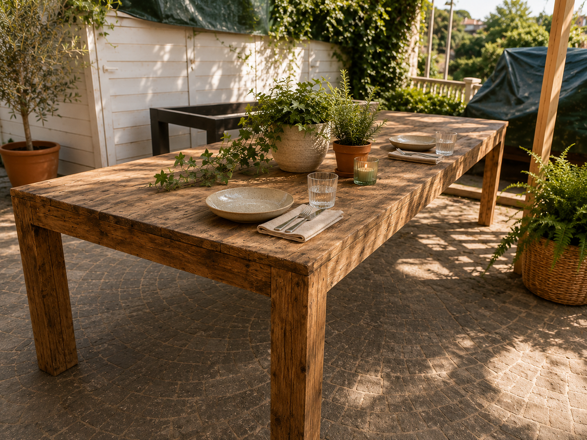 Mesa Esc madera maciza