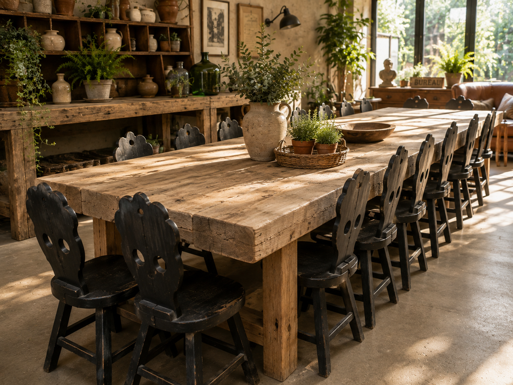 Mesa Bodega madera maciza