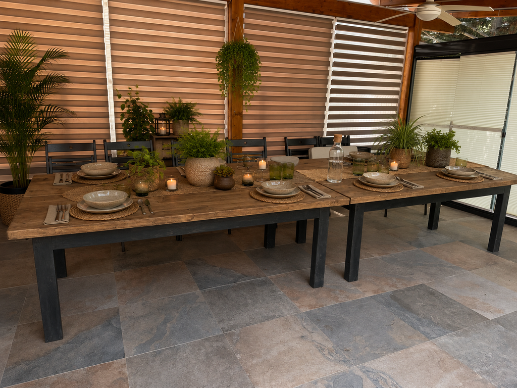 Mesa Blanc madera maciza
