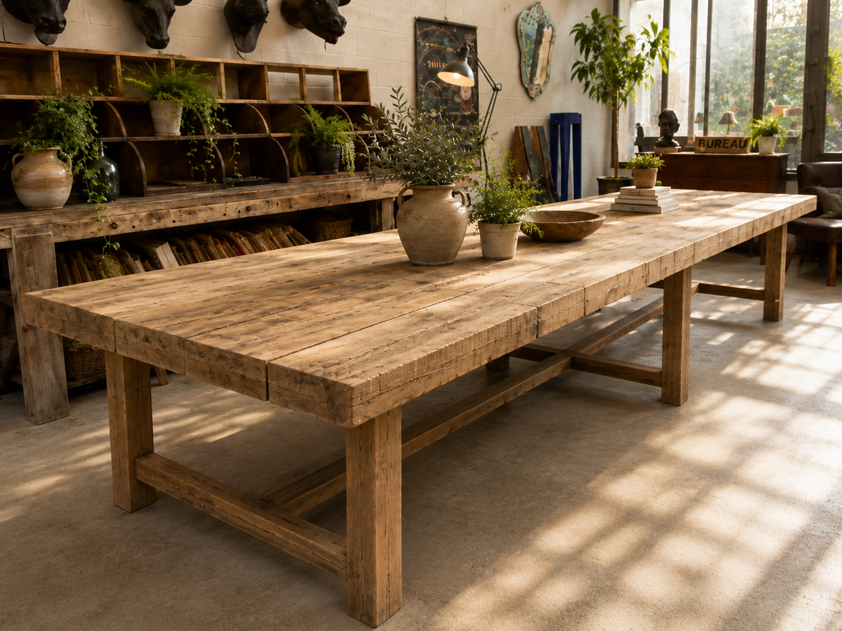 Mesa Bodega madera maciza