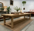 Mesa 3 metros madera maciza