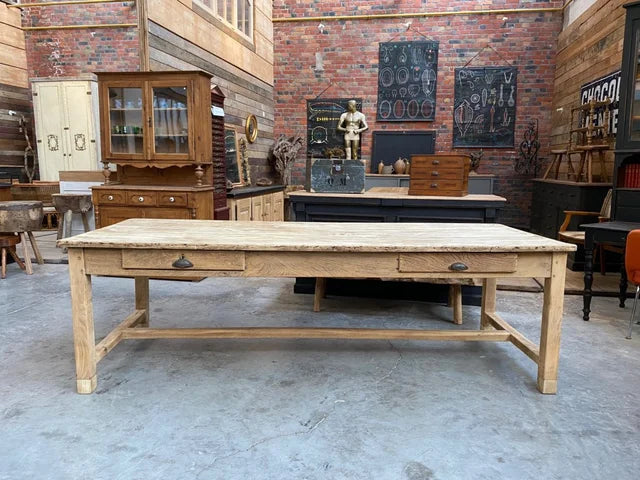 Mesa Masía cajón madera maciza