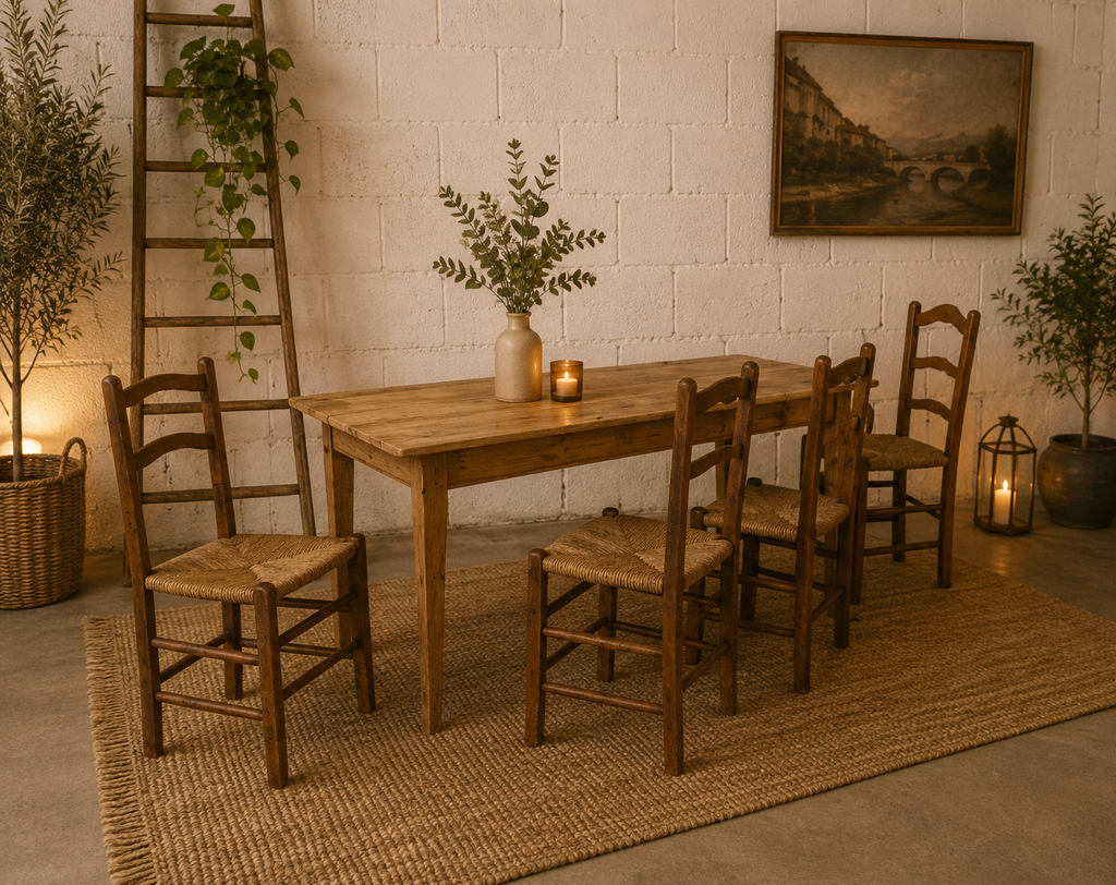 Mesa Picos madera maciza